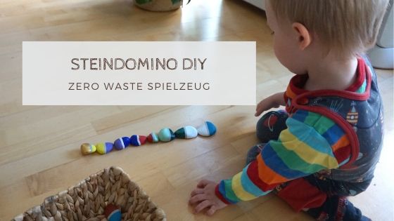 domino - Basteln und Spielen mit Naturmaterialien - ein Domino aus Steinen