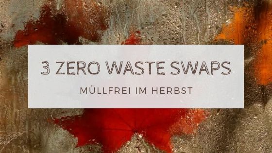 3 zero waste swaps 2 - Müllfrei im Herbst