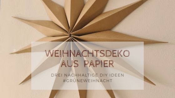 Autumn Season Blog Banner 2 - Weihnachtsdeko aus Papier