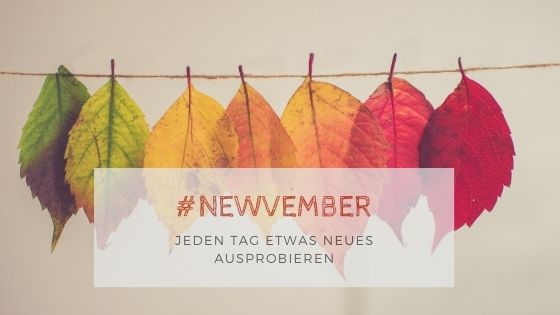 Newvember banner - Willkommen im Newvember