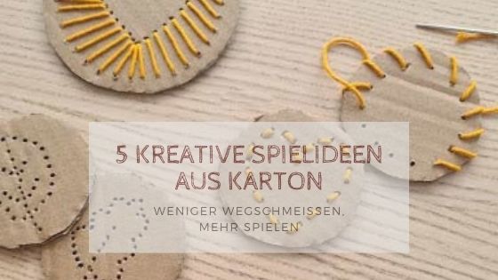 Autumn Season Blog Banner - 5 kreative Spielideen mit Karton