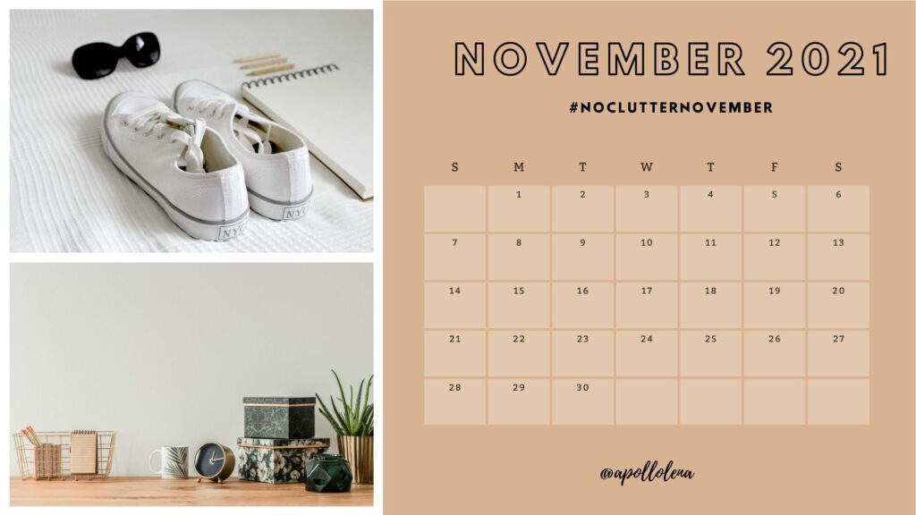 Colorful Photo Collage Pastel Daily Calendar 1 1024x576 - Deine Minimalismus Challenge im November