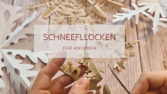 Autumn Season Blog Banner - Schneeflocken