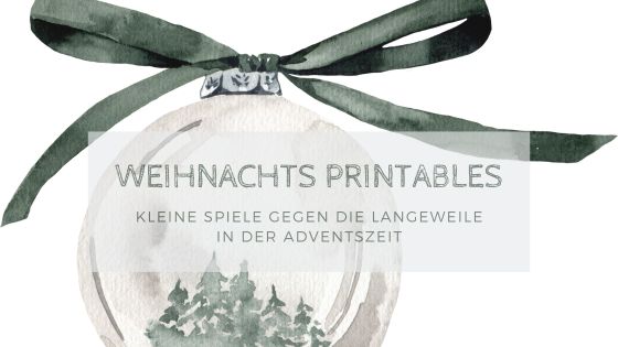 Autumn Season Blog Banner - Weihnachts Printables